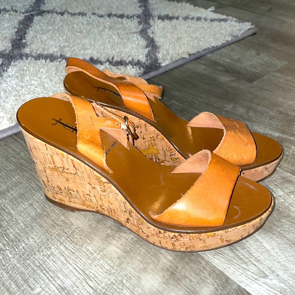J.Crew wedged heels!